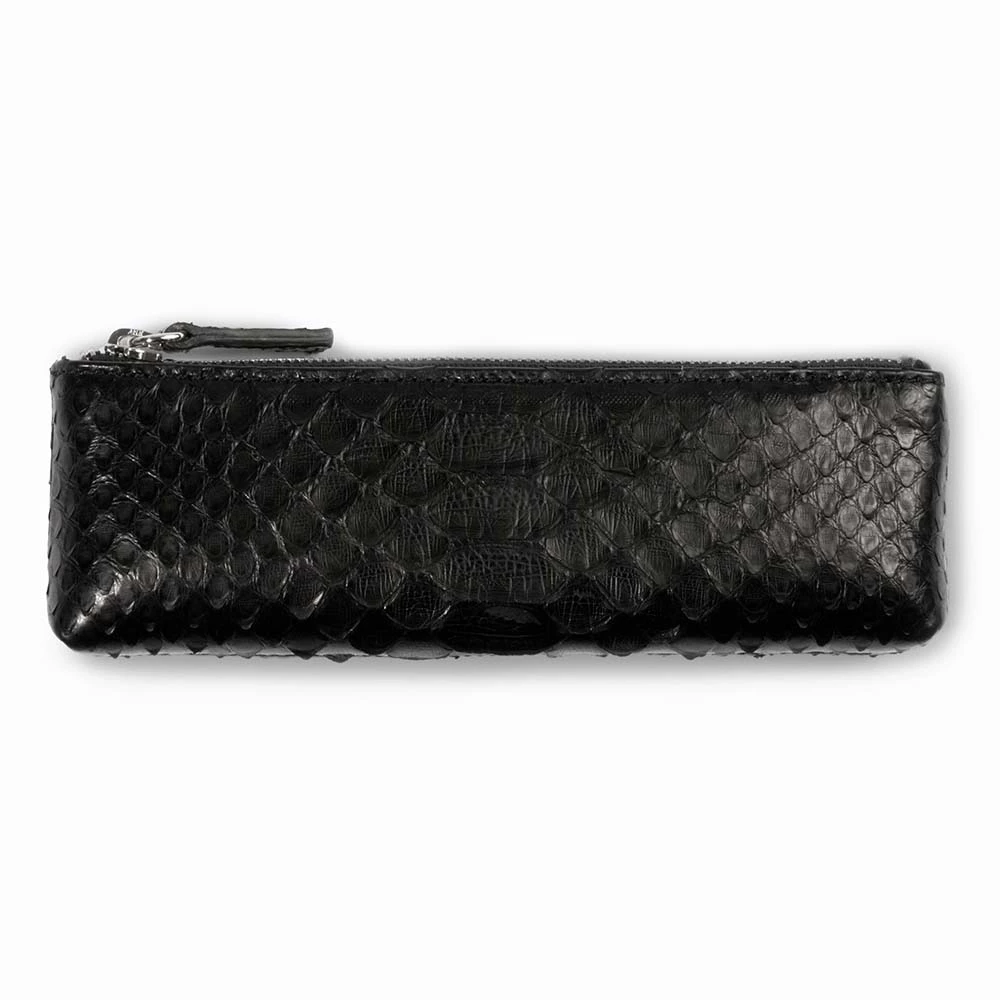 Pencil Case, python leather