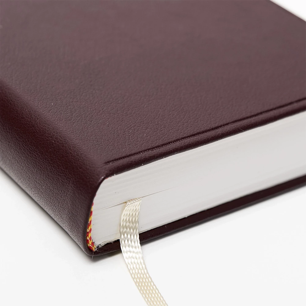 Edition T daily calendar 2026 faux leather TeBeskin bordeaux