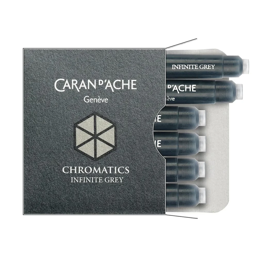 Caran d'Ache Chrom. Ink Cartridges, 6x