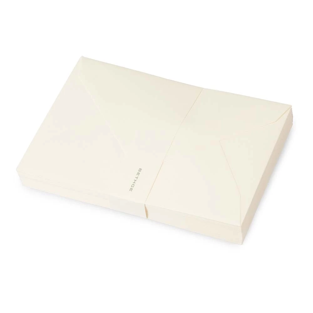 25 Diplomat envelopes, Smooth Ivory