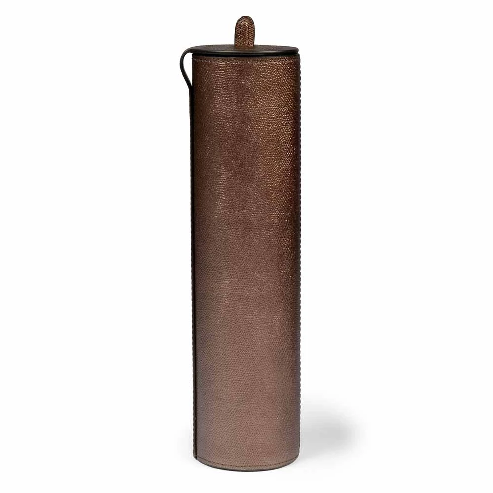 Match case, Match Box, leather, bronze