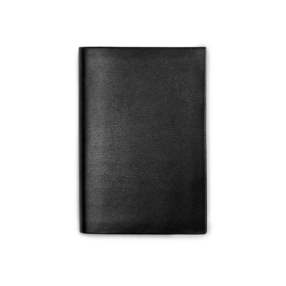 Address Book, nappa leather, black