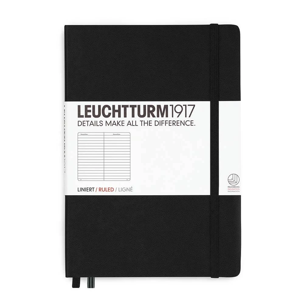 LEUCHTTURM1917 Notebook, hard  cover, black