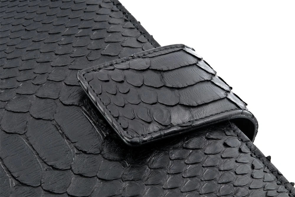 Daily Planner, python leather, brown