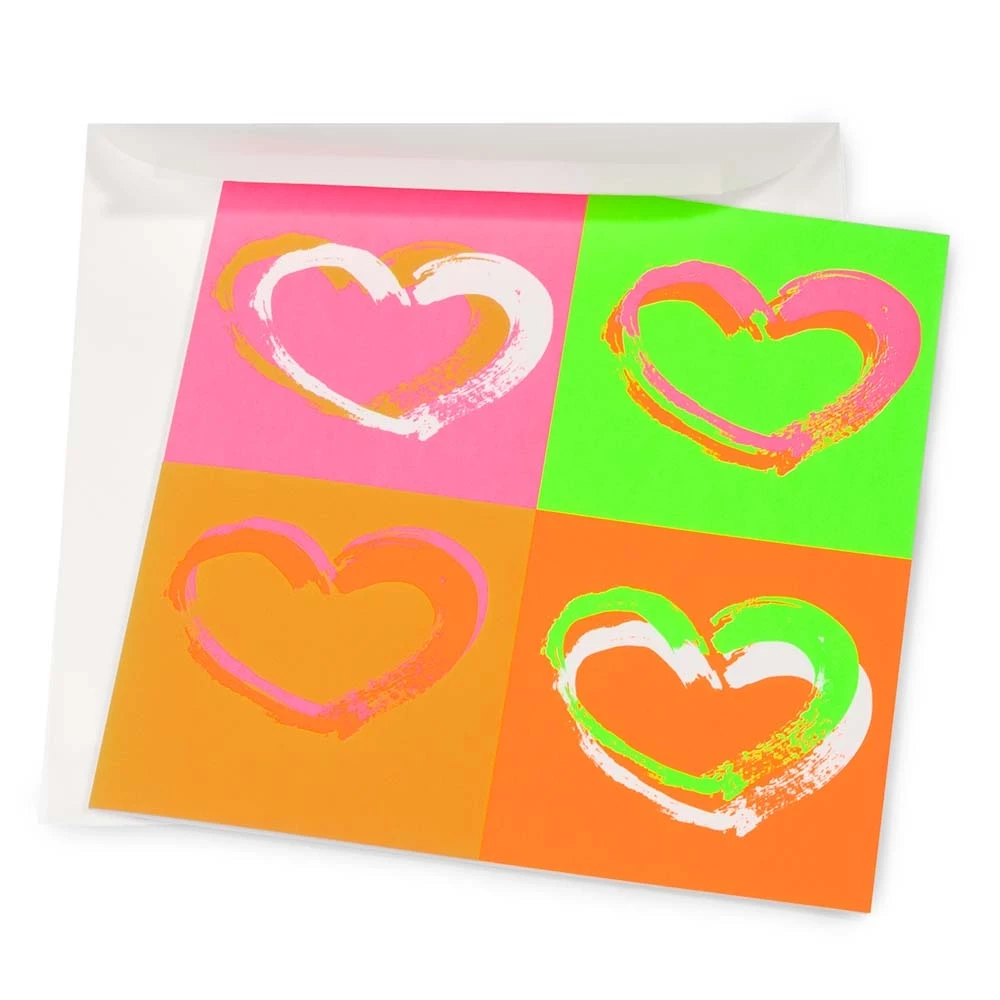 grusskarte_passion_hearts_pop_art_neon_4 Greeting card passion hearts pop art neon