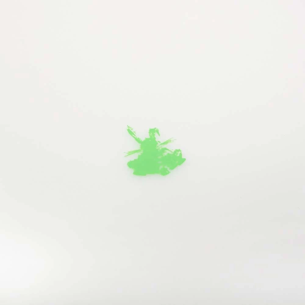 Greeting card bunny laid paper