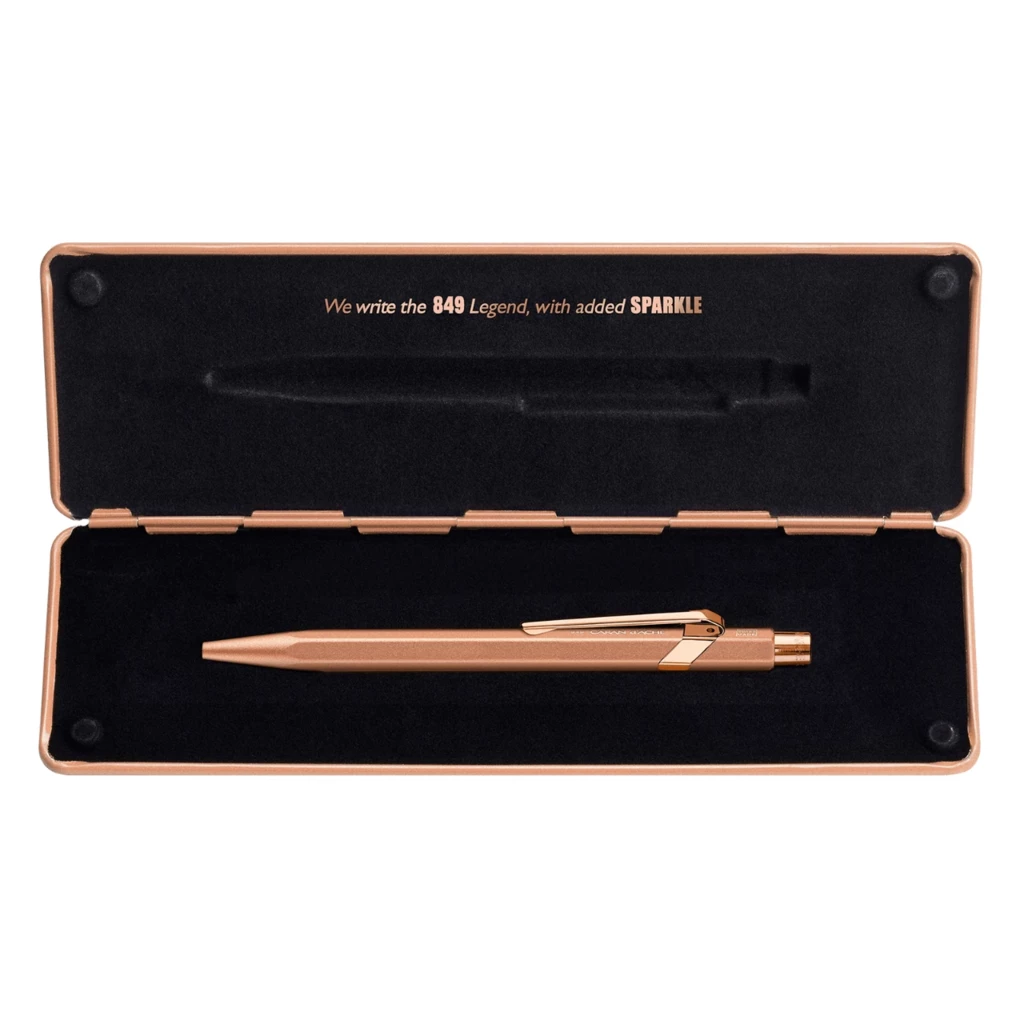 Caran d'Ache 849 Metal Ballpoint Pen Brut Rosé