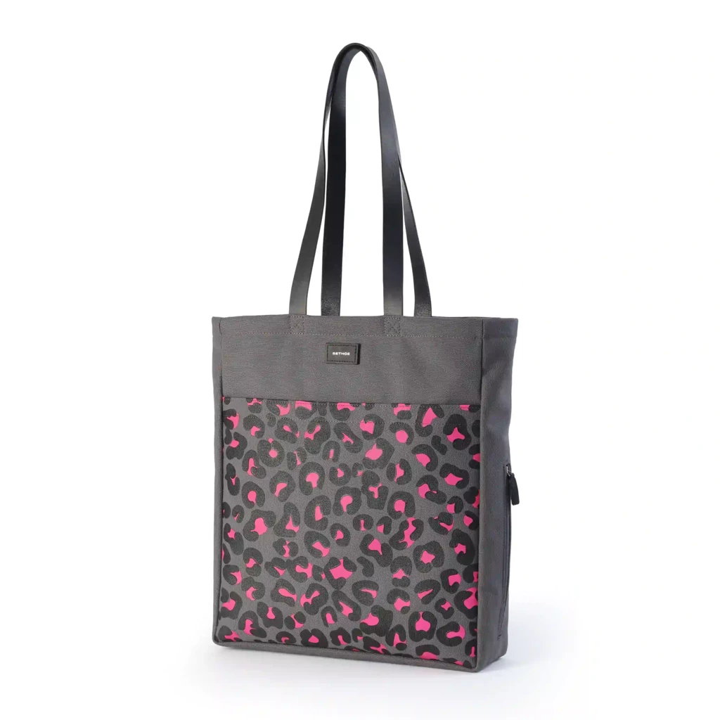 Canvas shopper with screen print "Wild about You"