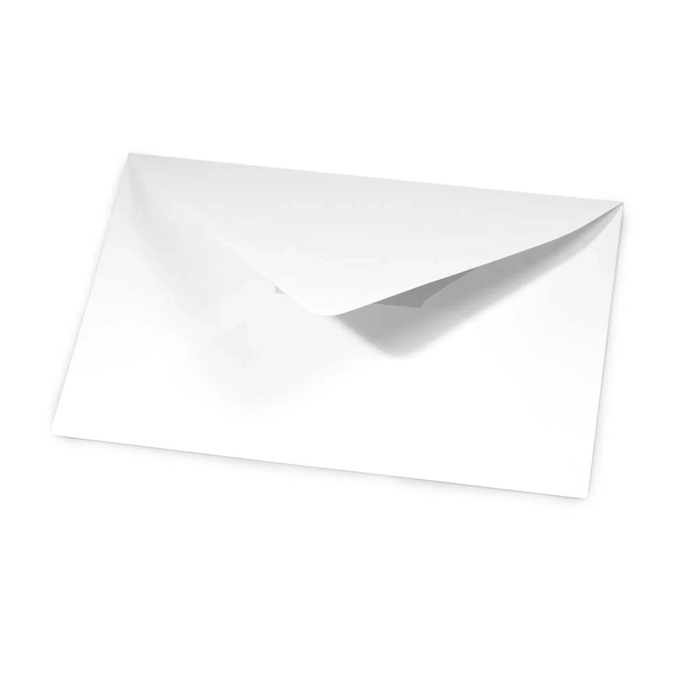 25 Diplomat envelopes, BlancBlanc