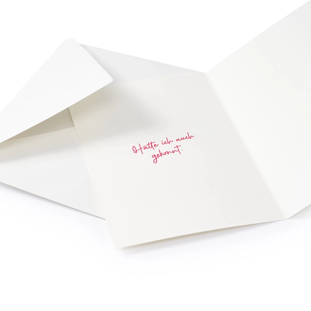 grusskarte_haette_ich_auch_gekonnt_a5_endi_worholl_2 Greeting card “Hätte ich auch gekonnt.” A5 Endi Worholl