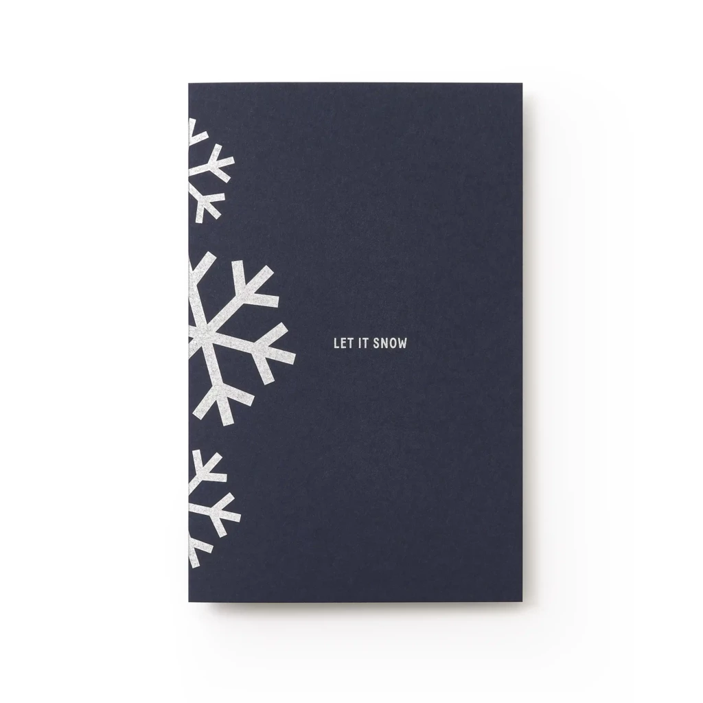 LET IT SNOW Christmas Card