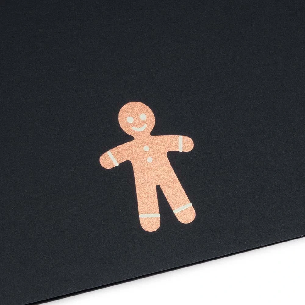 Christmas card gingerbread man