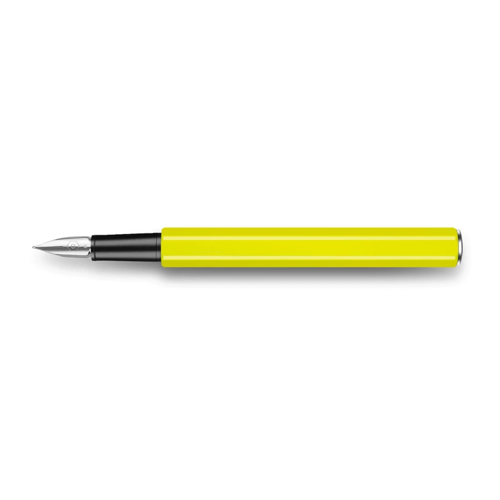 Caran d'Ache 849 Fountain Pen, lacquered, yellow, nib M