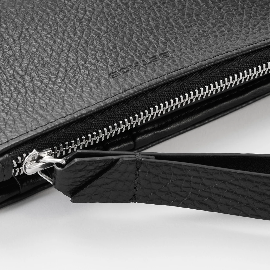 Bethge - Wallet Adri - Women - Leather - Zip - 10 Card Slots - black