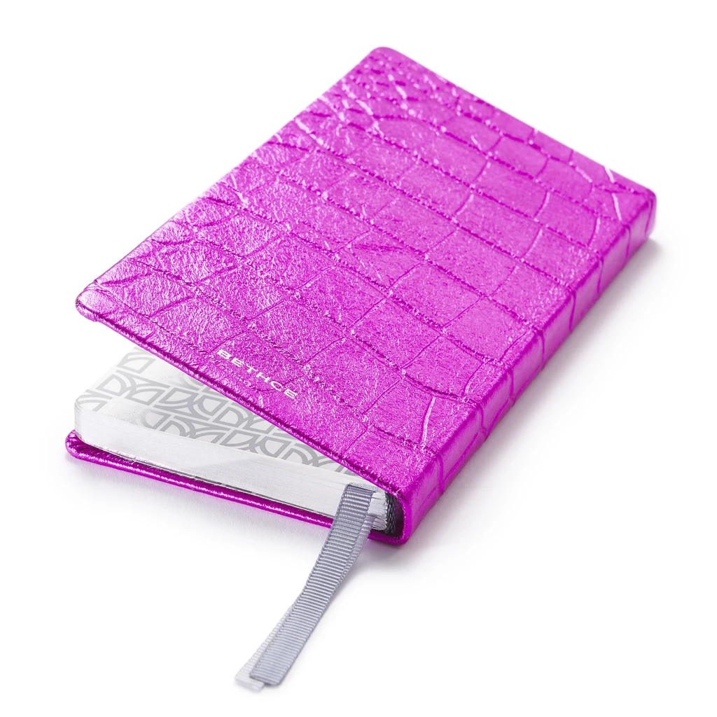 Pocket Datebook 2027 Wild Pink Leather