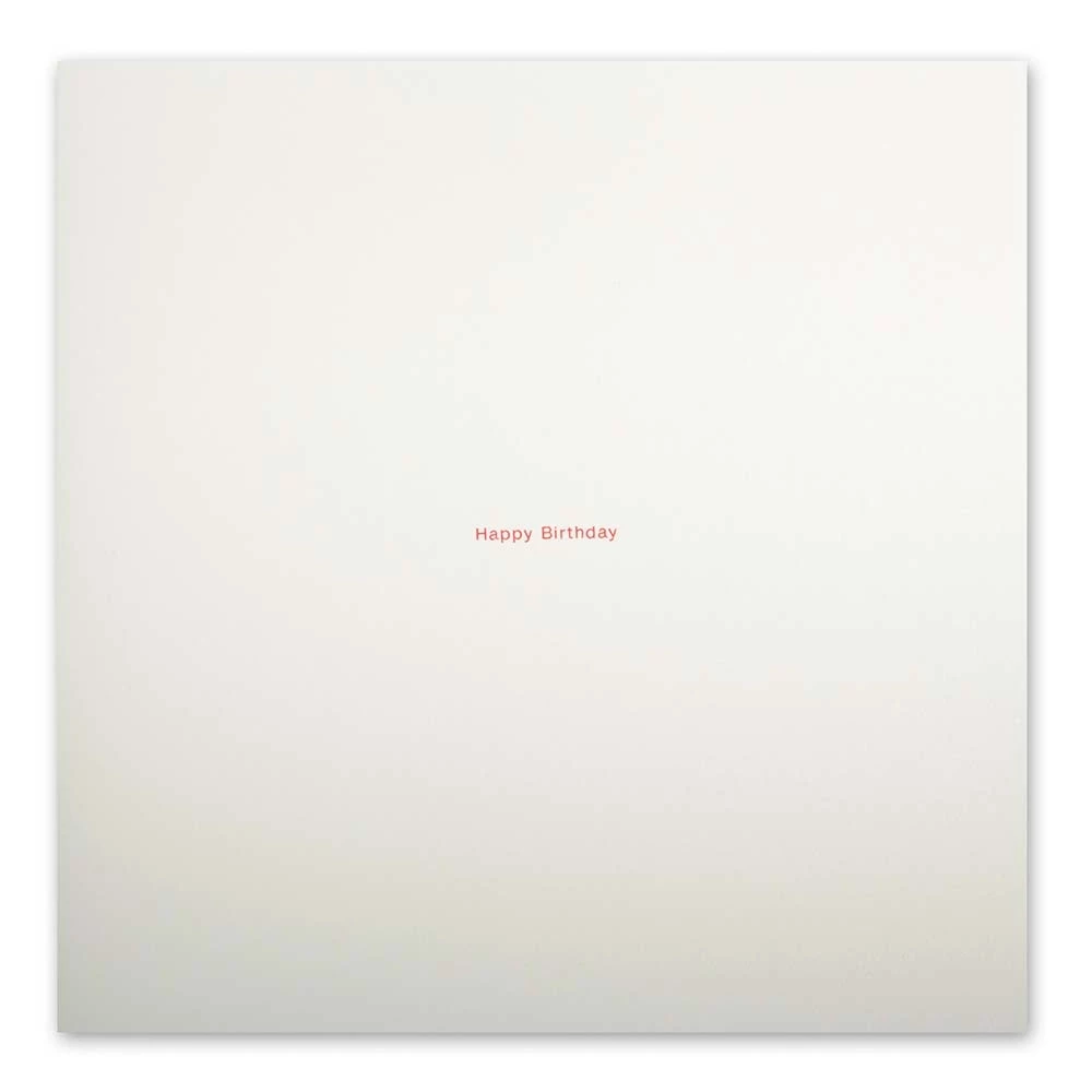 Greeting card Happy Birthday Helvetica