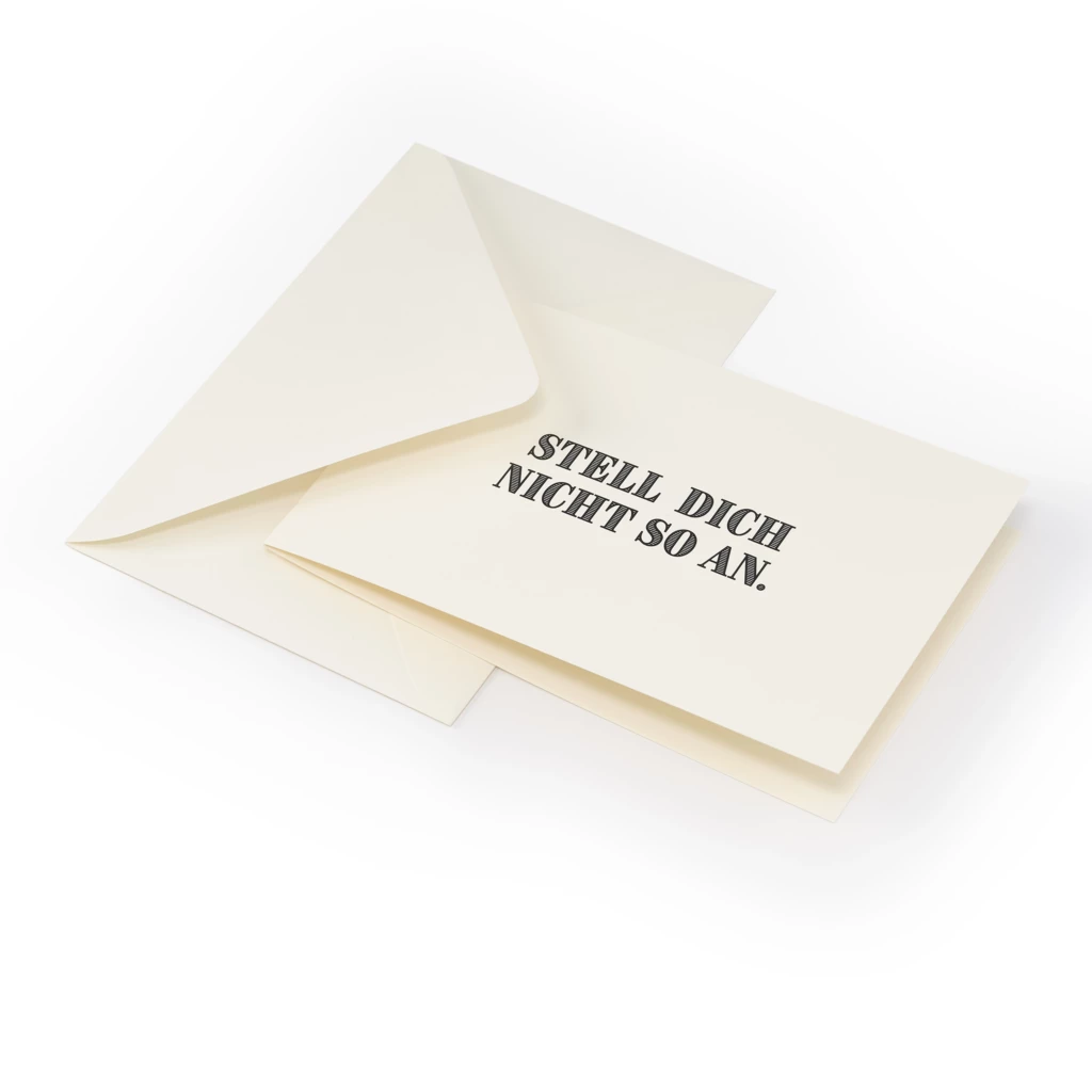 grusskarte_stell_dich_nicht_so_an_2 Refill Kalender PE Personal Planer 2025 1Woche/2Seiten ivory