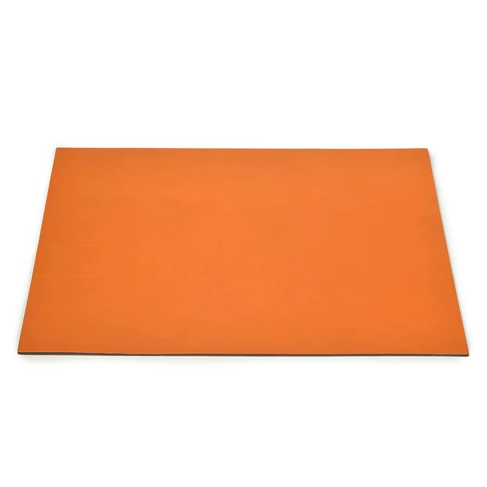 Desk Pad, leather, 60 x 40 cm, orange