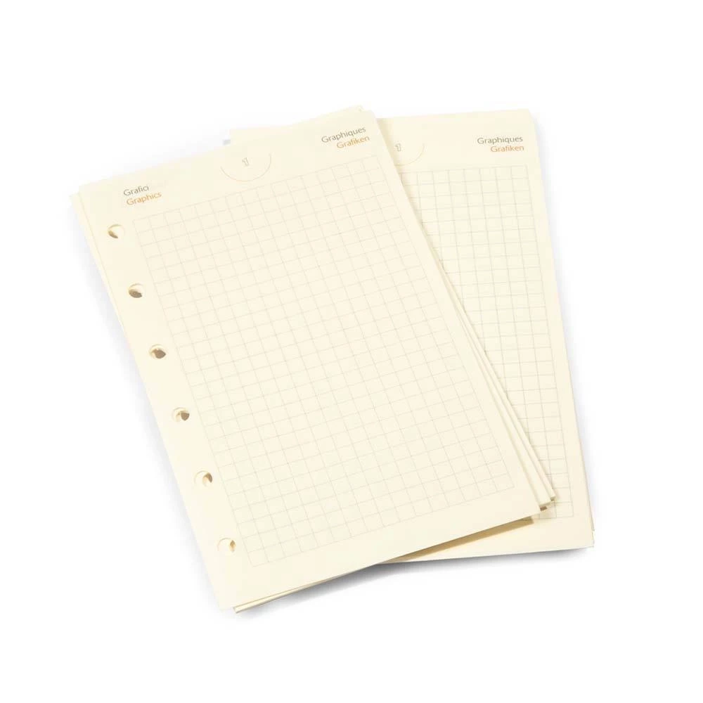 Refill for Pocket Planner, notes pages, squared