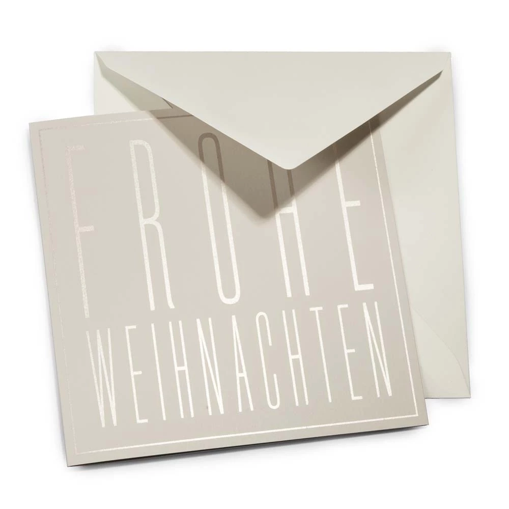 weihnachtskarte_typo_frohe_weihnachten_pure_sand_2 Christmas card Typo Frohe Weihnachten Pure Sand