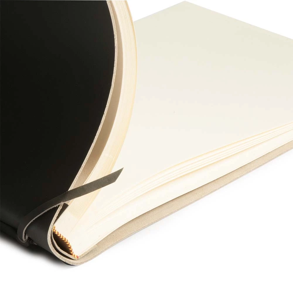 Photo Album, 30 pages, leather, 35x24.5 cm, dark grey
