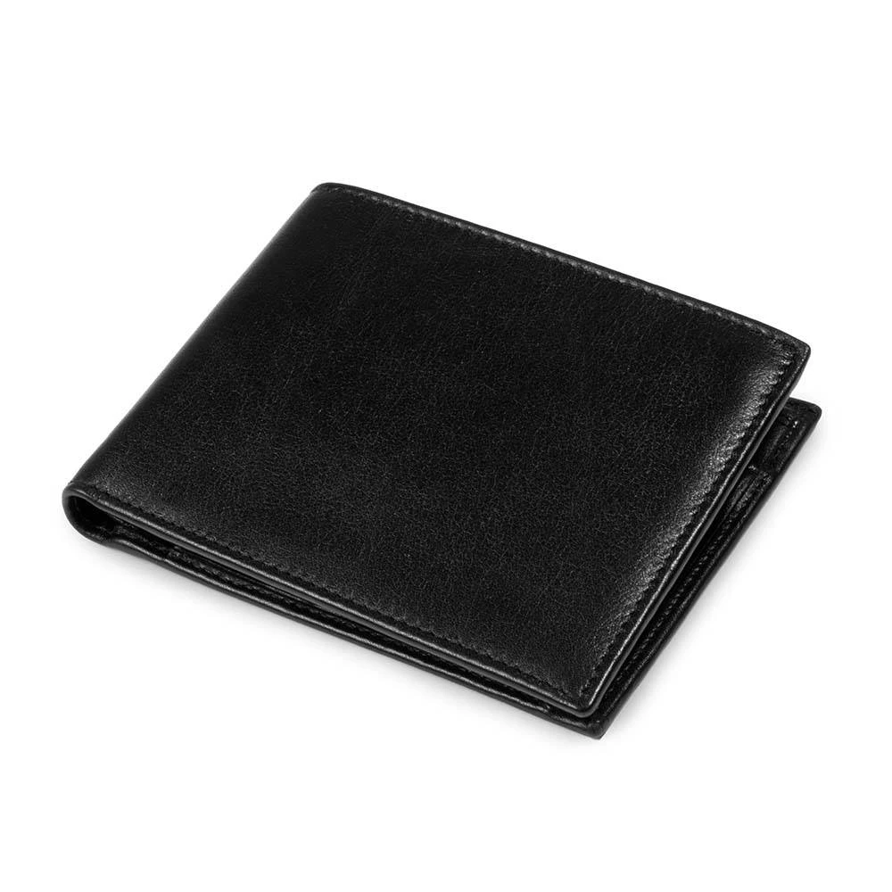 Wallet with Coin Pocket, nappa leather, wide, black