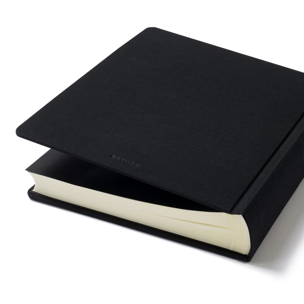 Photo Album 80 Pages Linen Black
