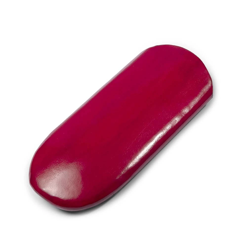 Glasses Case, leather, medium, red