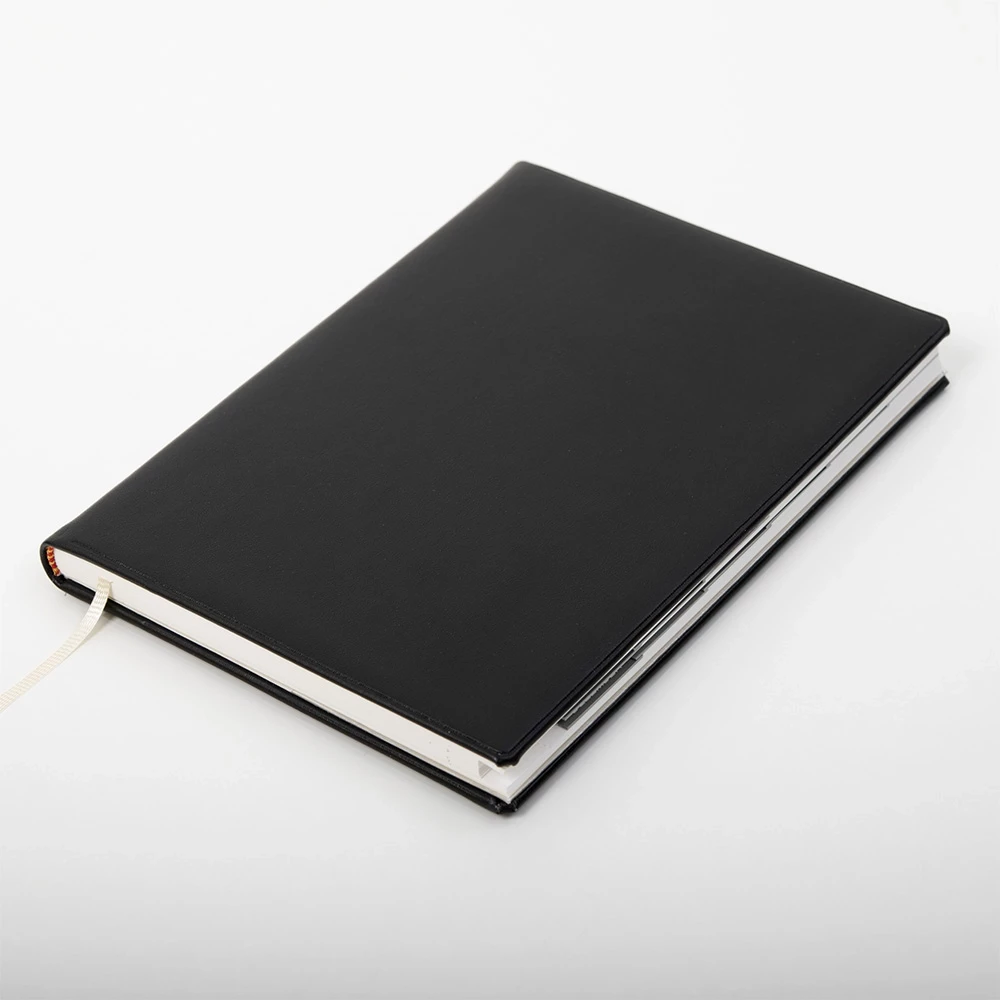 Konsul weekly calendar 2026 faux leather TeBeskin onyx black