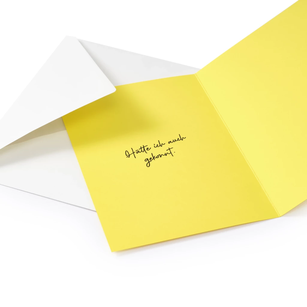 grusskarte_haette_ich_auch_gekonnt_a5_kies_hering_1 Greeting card “Hätte ich auch gekonnt.” A5 Kies Hering