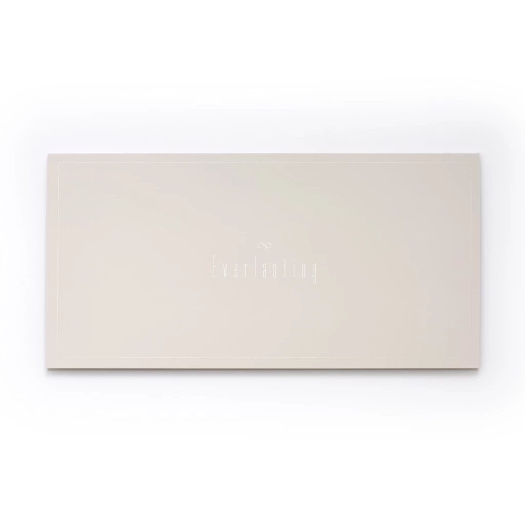 Greeting card everlasting pure sand