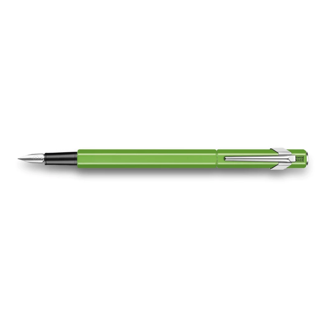 Caran d'Ache 849 Fountain Pen, lacquered, green, nib M