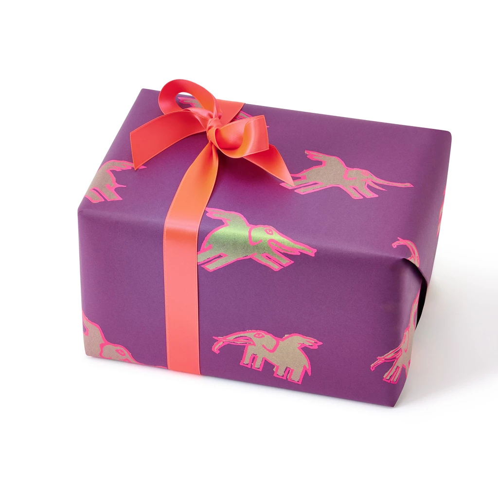 Wrapping paper flying elephant 50 x 70 cm, 3 sheets