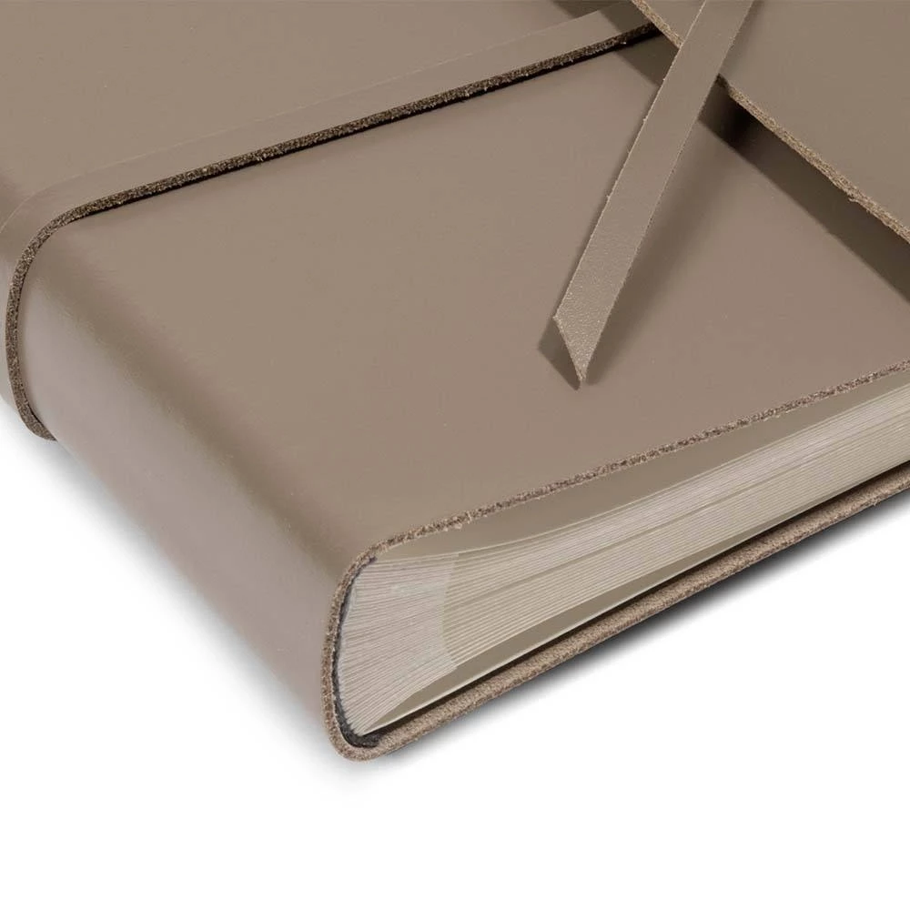 Photo Album, 25 pages, leather cover, 20.5x15 cm, latte