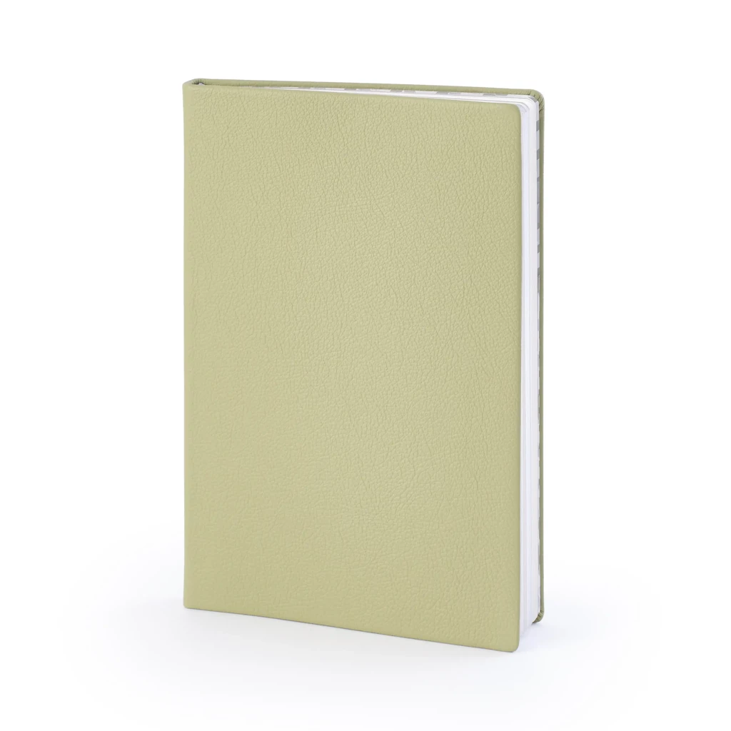 Notebook A5, leather, Spring, ruled