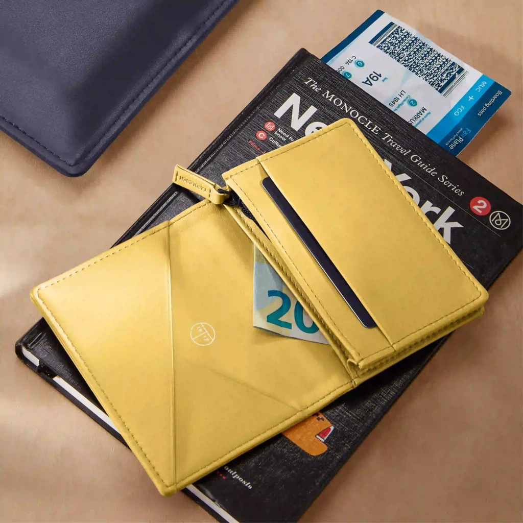 Financier Small Wallet Mustard