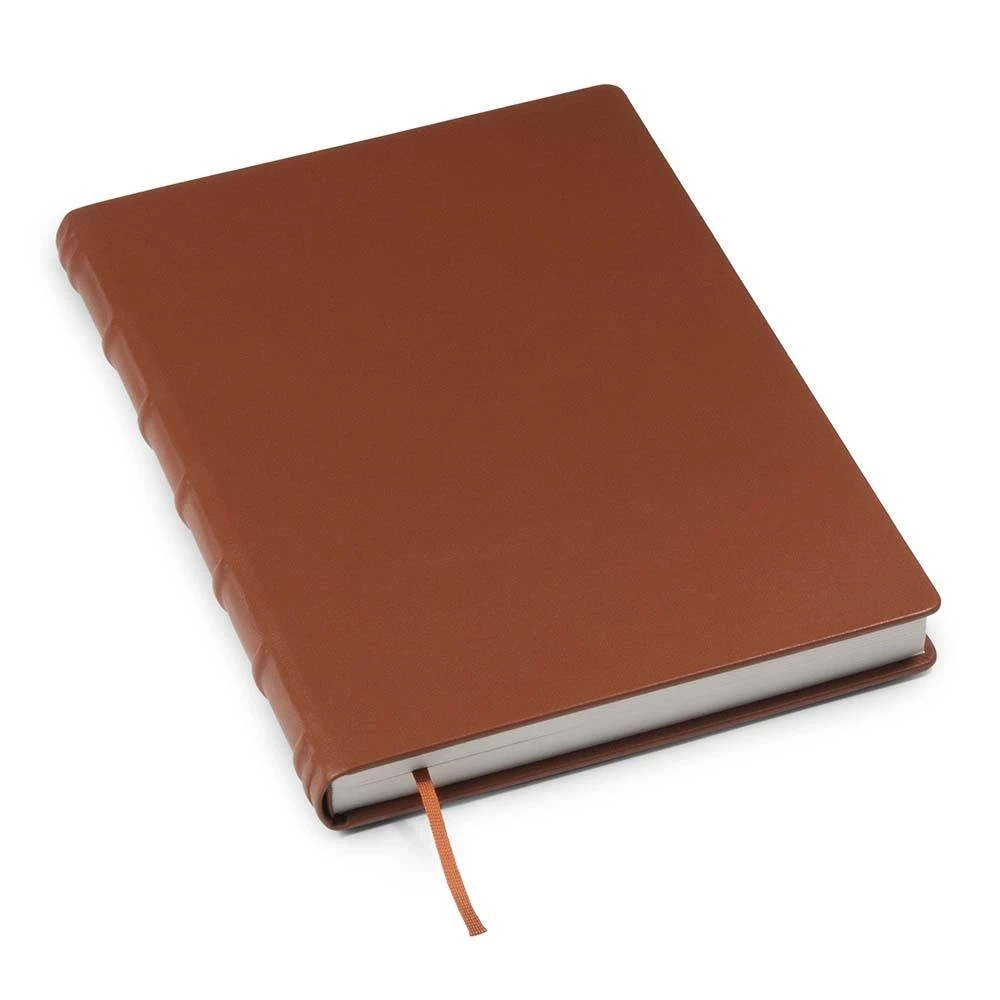 Guest Book, 144 pages, leather, A4, brandy