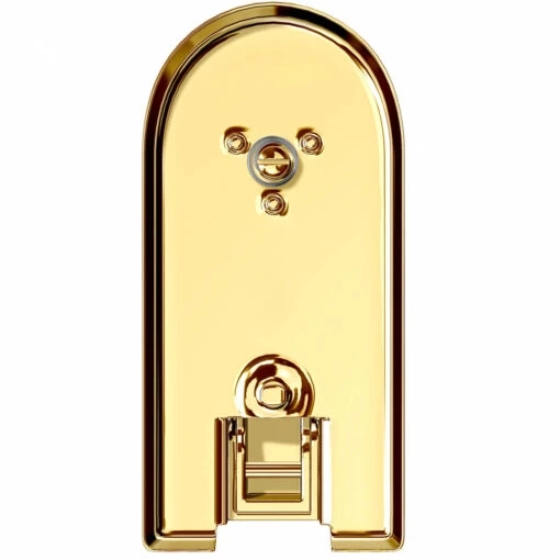 El Casco Desk Stapler M5, gold-plated with felt