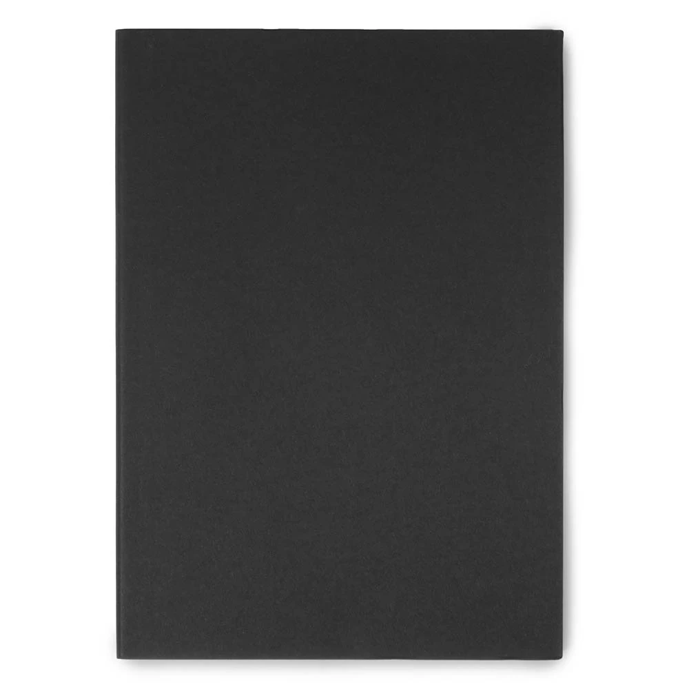 Notebook Refill, black, 96 pages, black, blank