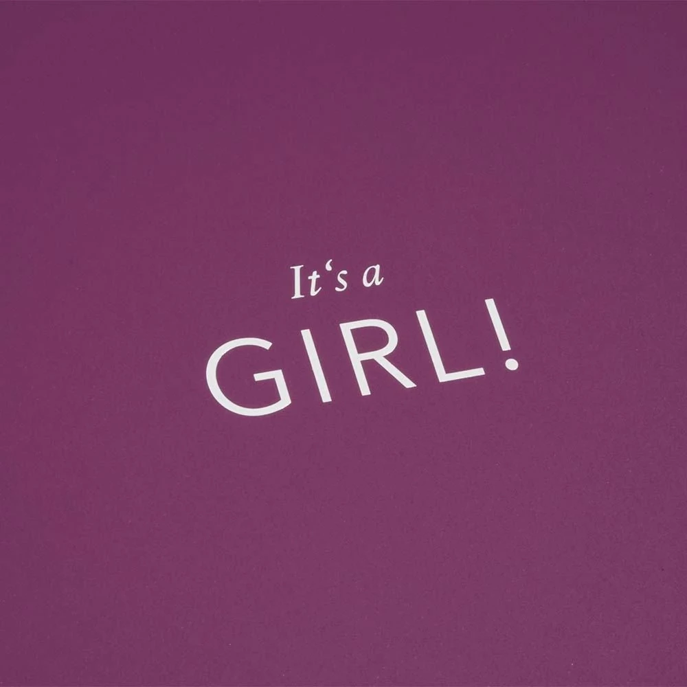 “It’s a Girl!” Greeting Card
