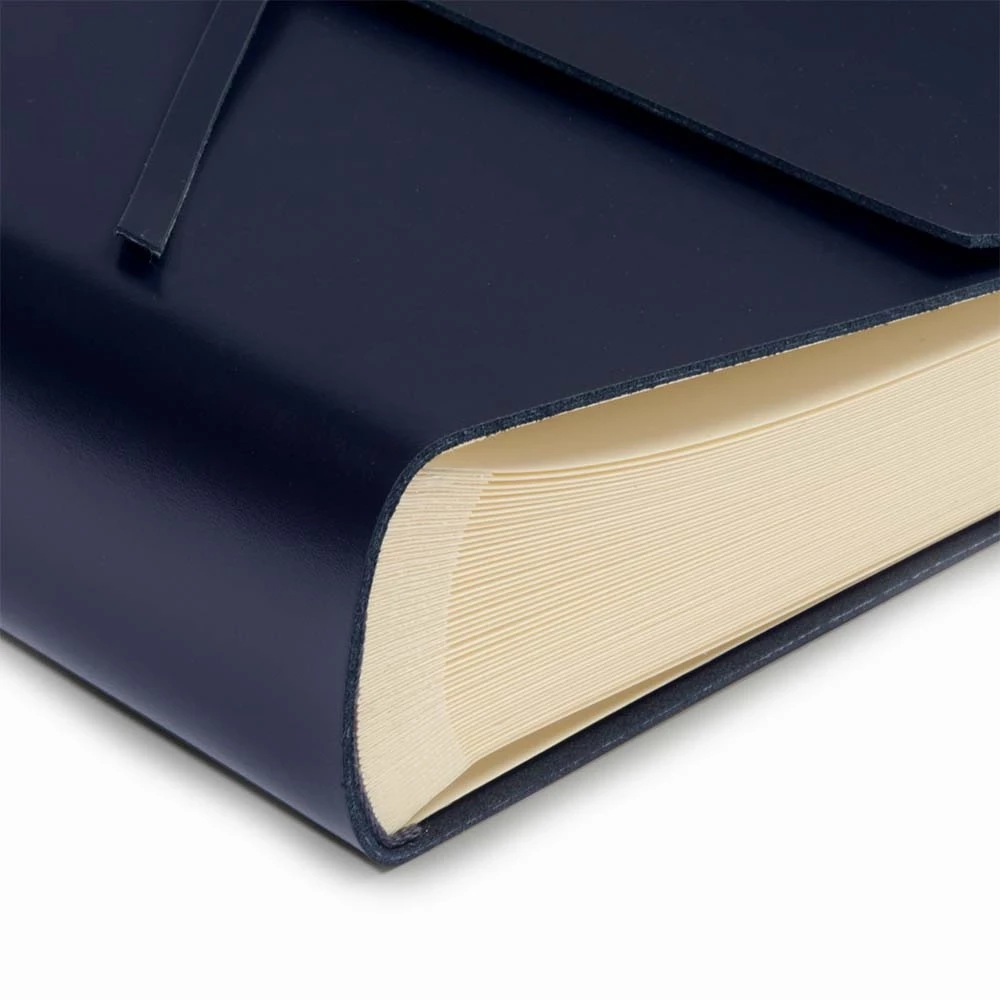 Photo Album, 50 pages, leather cover, 23x30 cm, dark blue