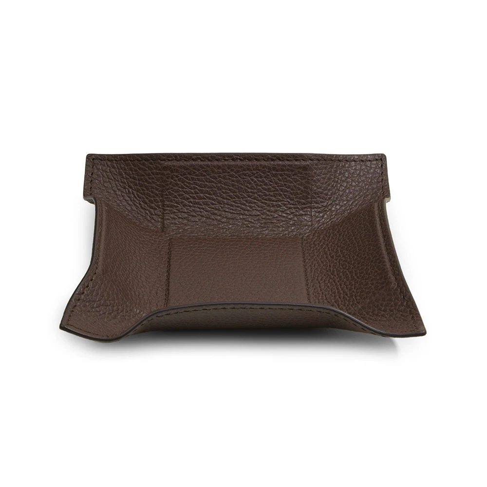 leder_taschenleerer_quadratischcin_hirsch-optik_7 Valet tray square, deer leather, 15 x 15 cm, mocha