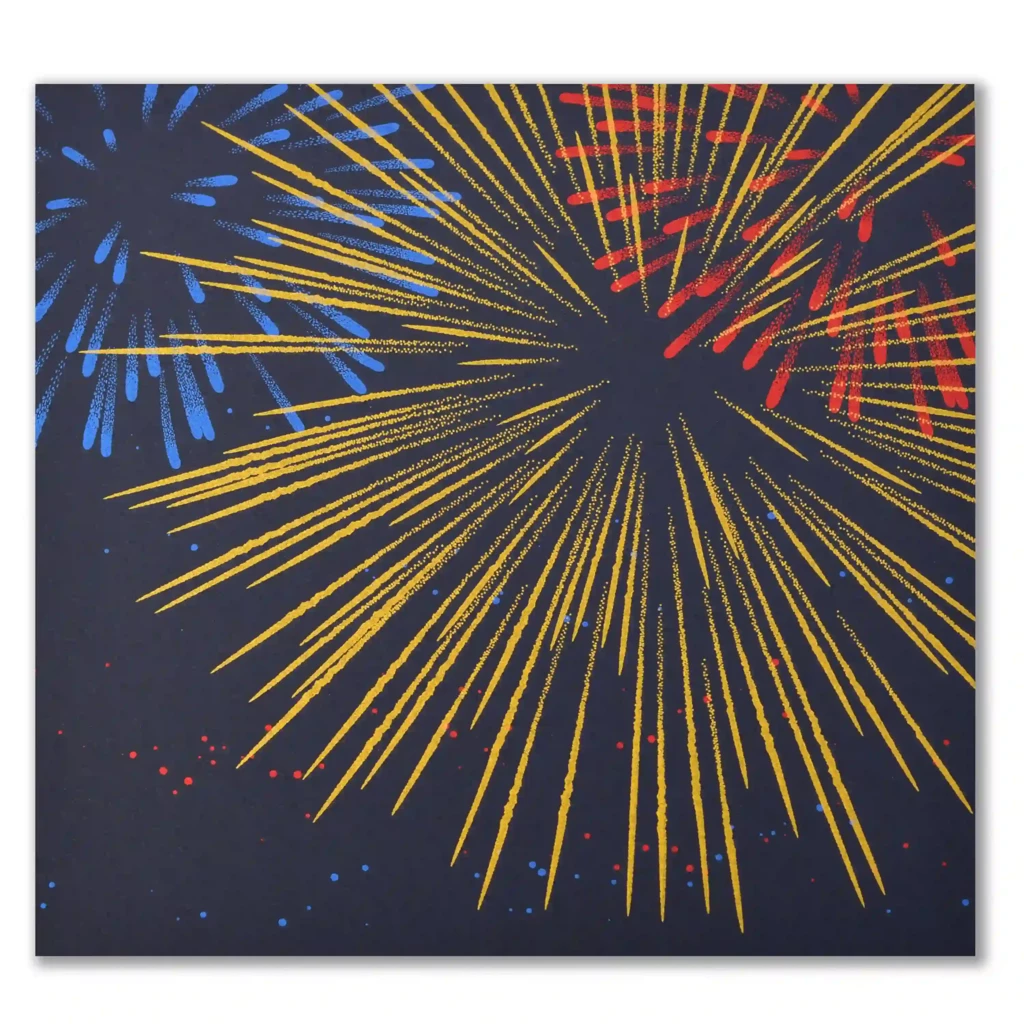 New Year’s Fireworks Card