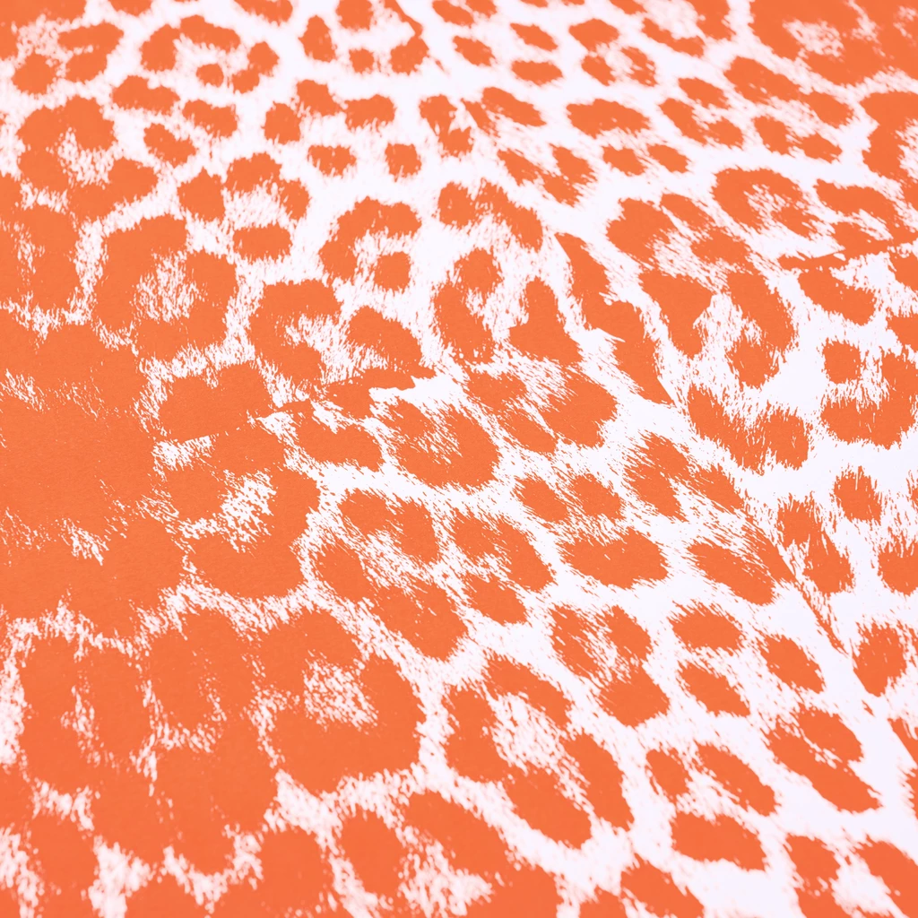 Wrapping paper Leo neon coral 50 x 70 cm, 3 sheets