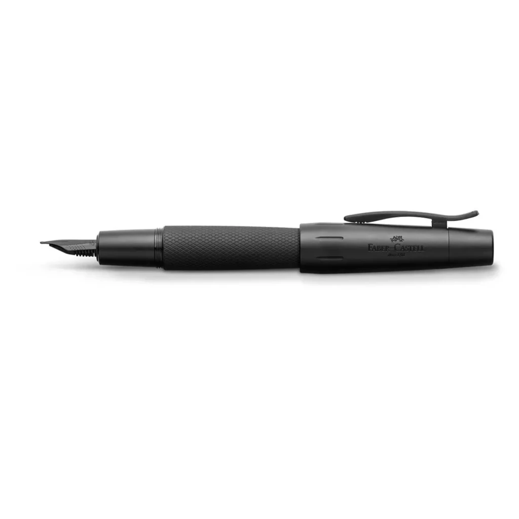 Faber-Castell e-motion Pure Black Fountain Pen, nib M