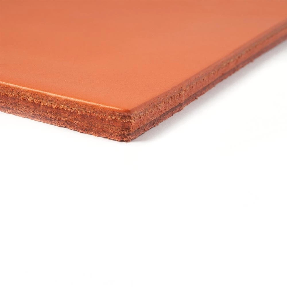 Mouse Mat Noce, leather, 24.0  x 24.0 cm, orange