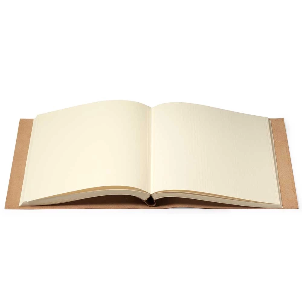 Photo Album, 50 pages, leather, 35x35 cm, tan