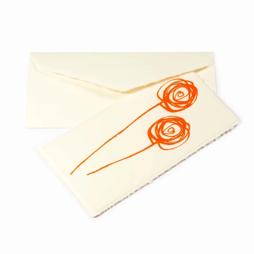 grusskarte_fairy_flower_neonorange_buetten_2 Custom business card set, Colour
