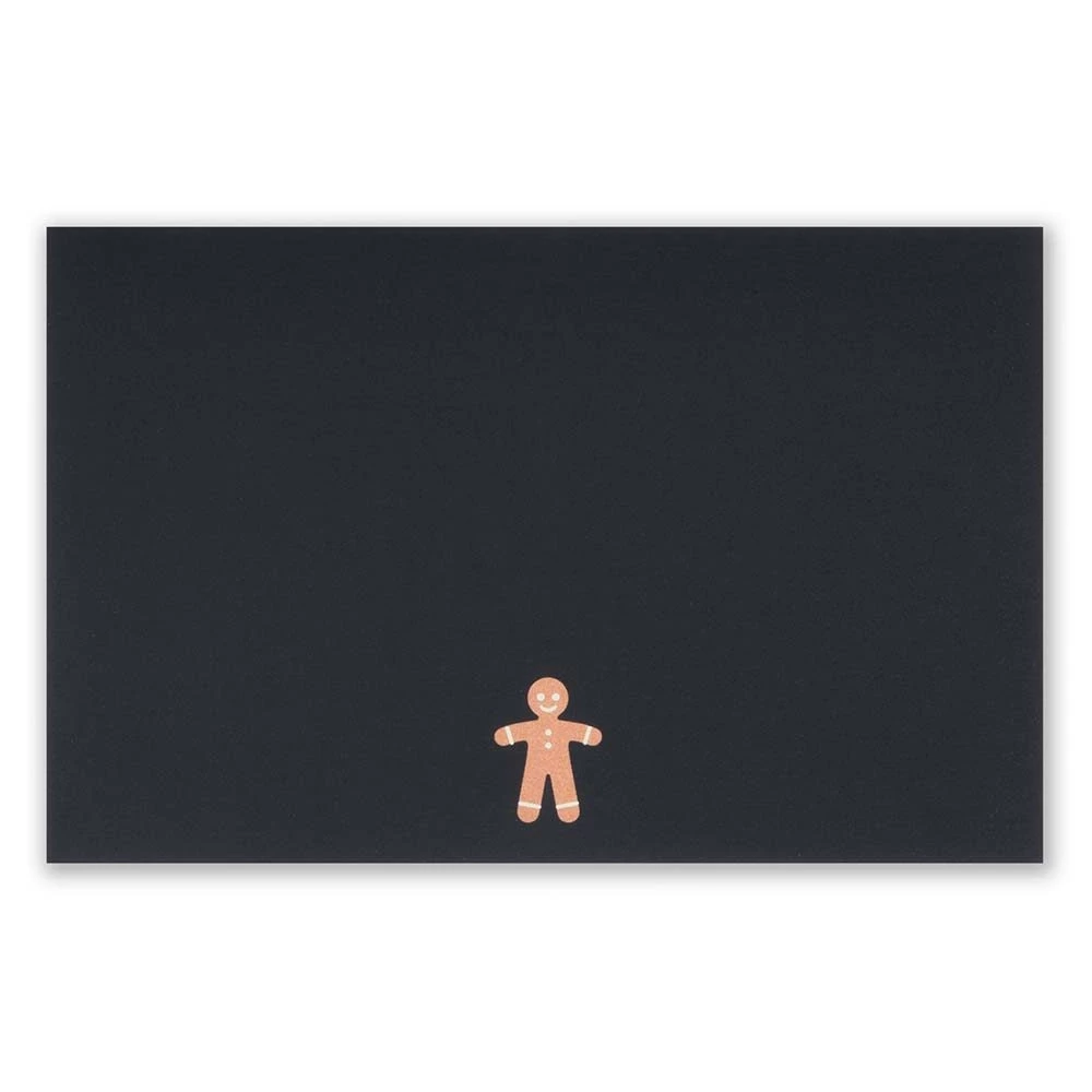 Christmas card gingerbread man