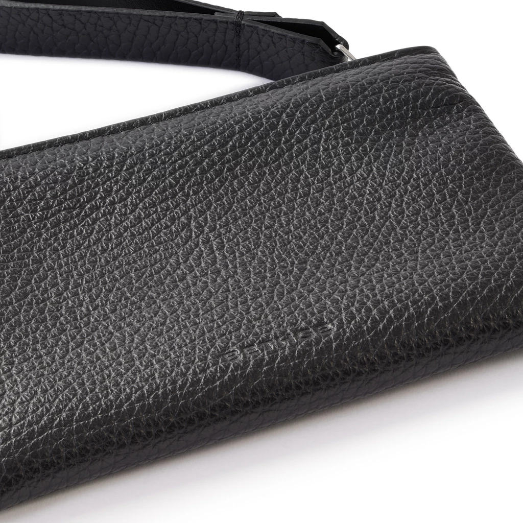 Bethge - Clutch Adri - Leather - Pouch - Zip - black